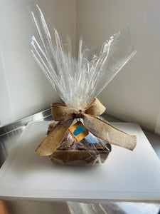 Soap, Wooden Soap Dish, Lingonberry Spice Soy Candle, + Pink Grapefruit Bath Salts Gift Basket