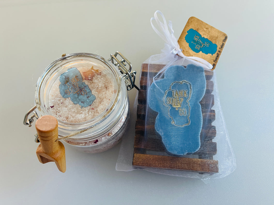 Bath Salt Tahoe Soap Basket