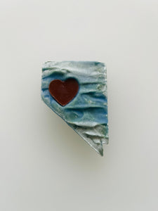 Nevada Blueberry Thyme Soap w/ Heart